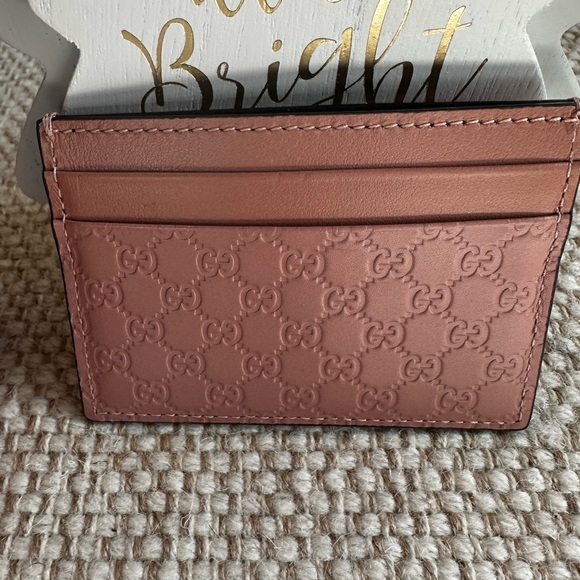 Gucci Pink Card Holder - Picture 3 of 5